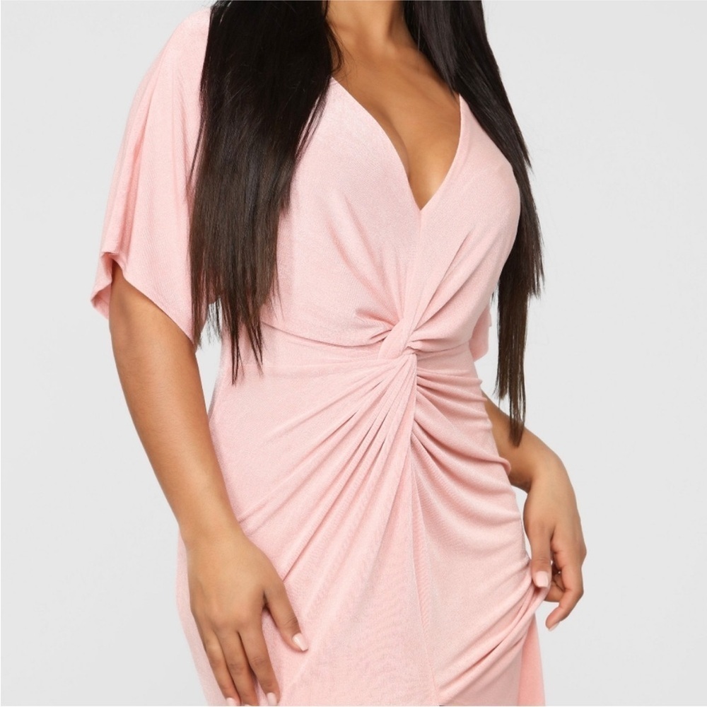 NWT Fashion Nova Full Grown Knot Dress - Sz Small  EA096 - Picture 4 of 10